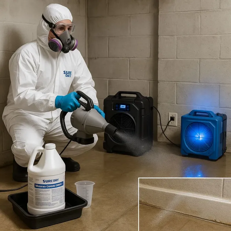 Sanitization and Odor Removal process in Slippery Rock, PA
